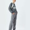 Koton Chino Trousers Cargo Pocket Stitched Detail Buttoned Relaxed Cut