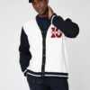 Koton College Printed Cardigan Studs Detail