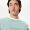 Koton Crew Neck Sweatshirt Slogan Printed Basic Long Sleeve Cotton Interlock Fabric