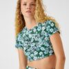 Koton Crop T-Shirt Short Sleeve