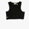 Koton Crop Top Sleeveless Cotton with Window Detail