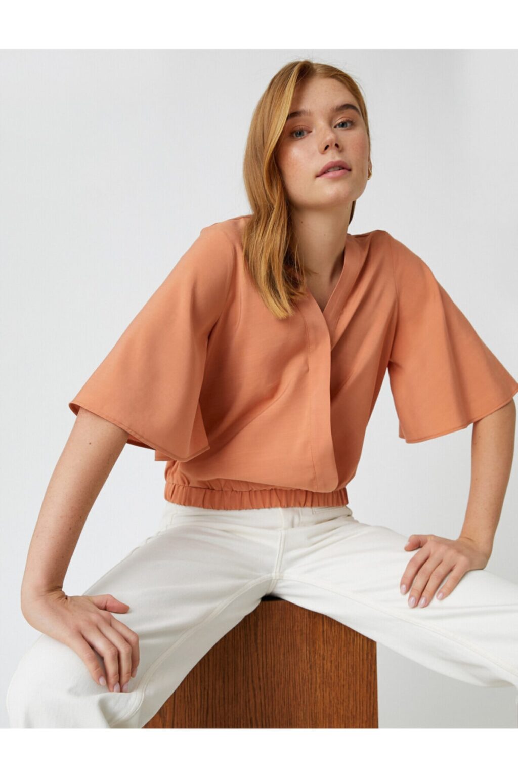 Koton Cross Closure Blouse