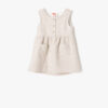 Koton Dress Sleeveless Crew Neck Button Detailed Pocket