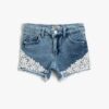 Koton Embroidered Denim Shorts Cotton