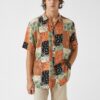 Koton Ethnic Pattern Short Sleeve Shirt