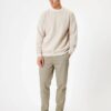 Koton Gabardine Trousers with Lace Waist Pocket Detail Cotton
