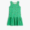 Koton Girl's Floral Sleeveless Dress Cotton