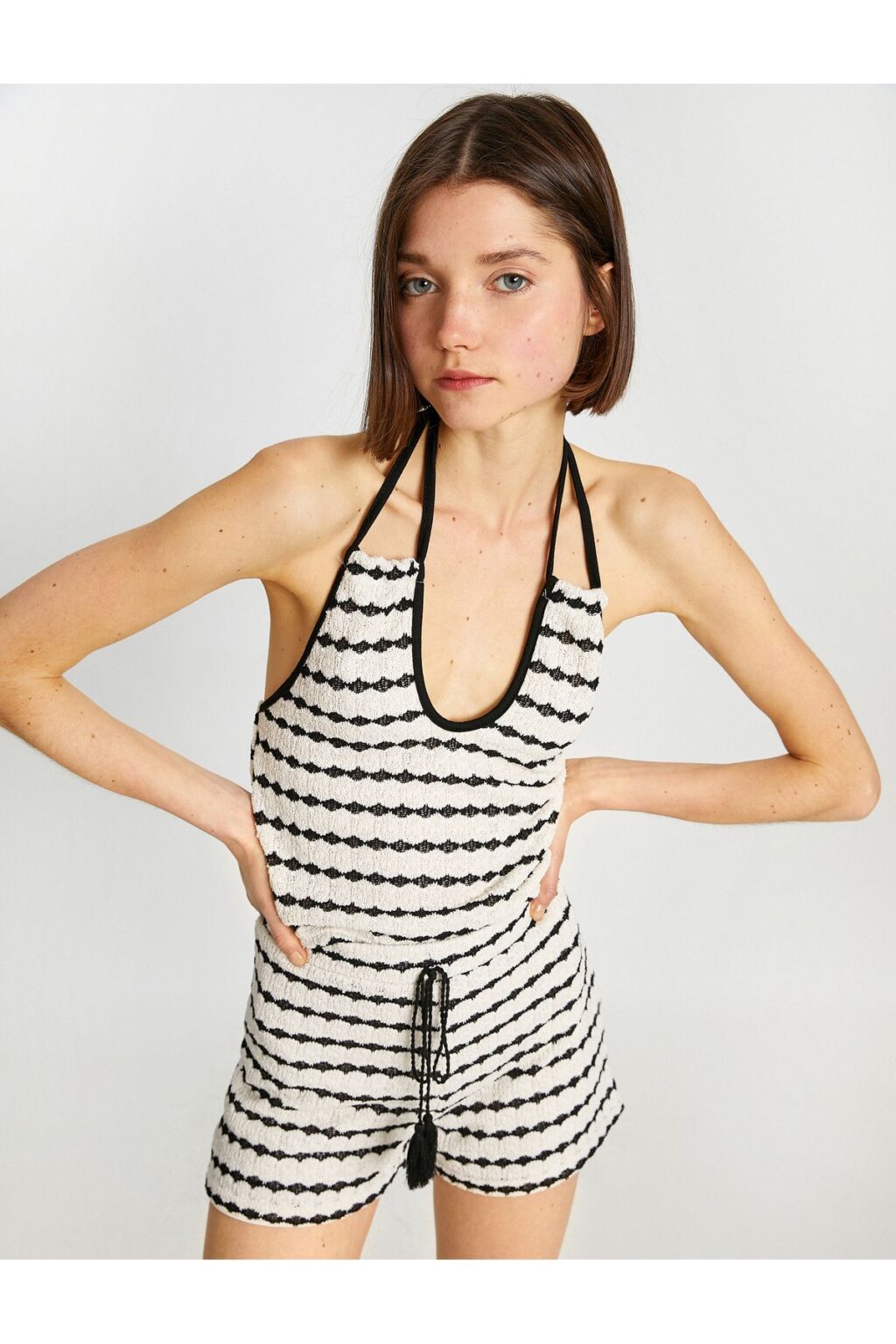 Koton Halter Neck Knitted Undershirt