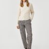 Koton High Waist Comfort Fit vékony szárú nadrág