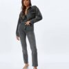 Koton High Waisted Jeans Slim Fit Straight Leg Buttoned Cotton - Slim Straight Fit Jean