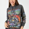 Koton Hooded Sweatshirt Slogan Printed Long Sleeve With Fleece Inside