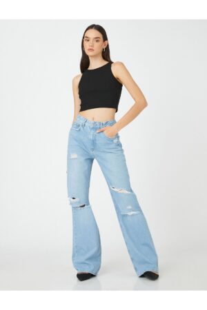 Koton Jeans Relaxed Fit magas derék