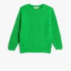 Koton Knitted Sweater Long Sleeve Crew Neck
