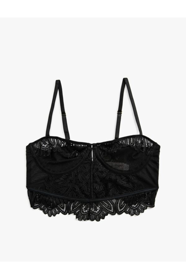 Koton Lace Bralette Underwired Unfilled Uncaptured