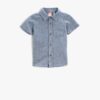 Koton Linen Blend Short Sleeve Shirt
