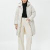 Koton Long Puffer Jacket with Hood and Zipper and Pocket