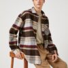 Koton Lumberjack Shirt Pocket Detailed Classic Collar Long Sleeve
