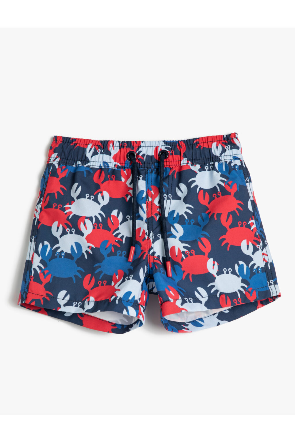 Koton Marine Shorts with Tie Waist Crab Print