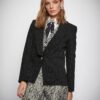 Koton Melis Ağazat X - Jacquard Pocket Detailed Blazer Jacket