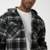 Koton Men's Black Plaid Sweatshirt