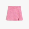 Koton Mini Skirt With Pearl Buttons