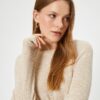 Koton Oversize Knitwear Sweater Long Crew Neck