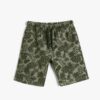 Koton Palm Tree Patterned Shorts Above Knee Tie Waist