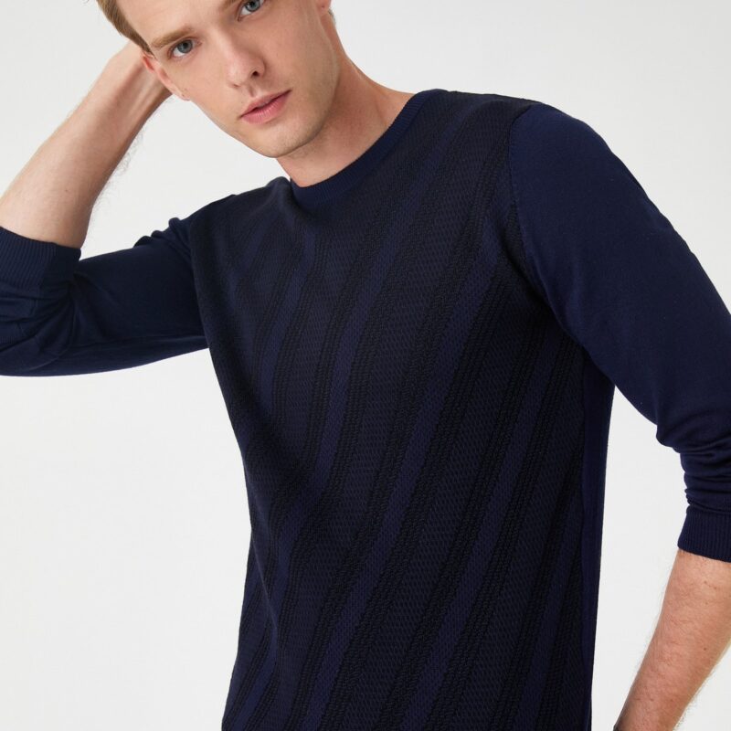 Koton Patterned Sweater Crew Neck