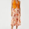 Koton Pleated Midi Length Skirt