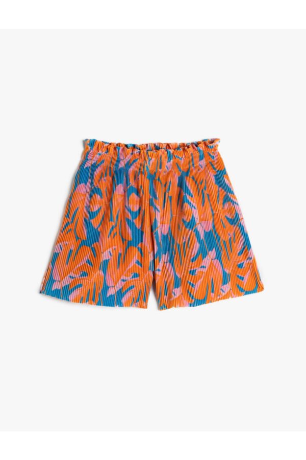 Koton Pleated Shorts With Elastic Waist