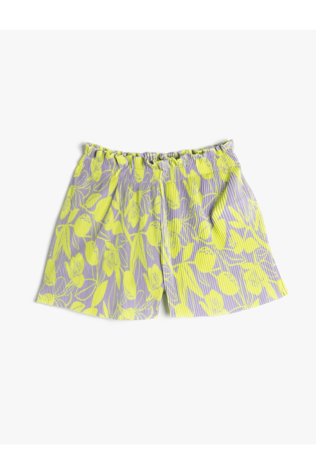 Koton Pleated Shorts With Elastic Waist