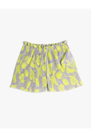Koton Pleated Shorts With Elastic Waist
