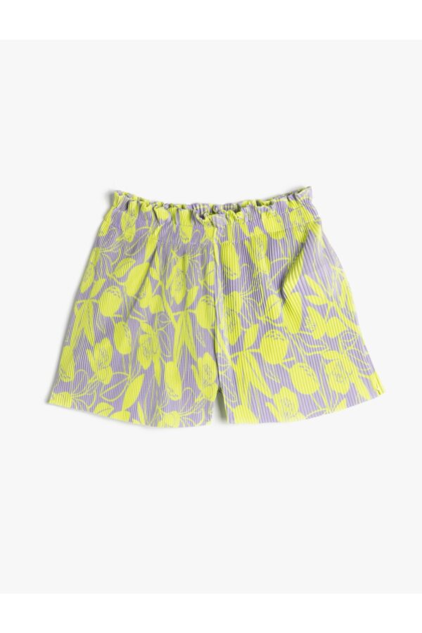Koton Pleated Shorts With Elastic Waist