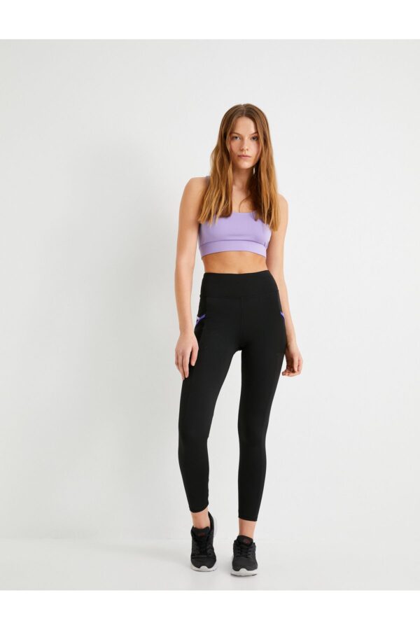 Koton Pocket Sports Leggings High Waist Slim Fit Pipeline