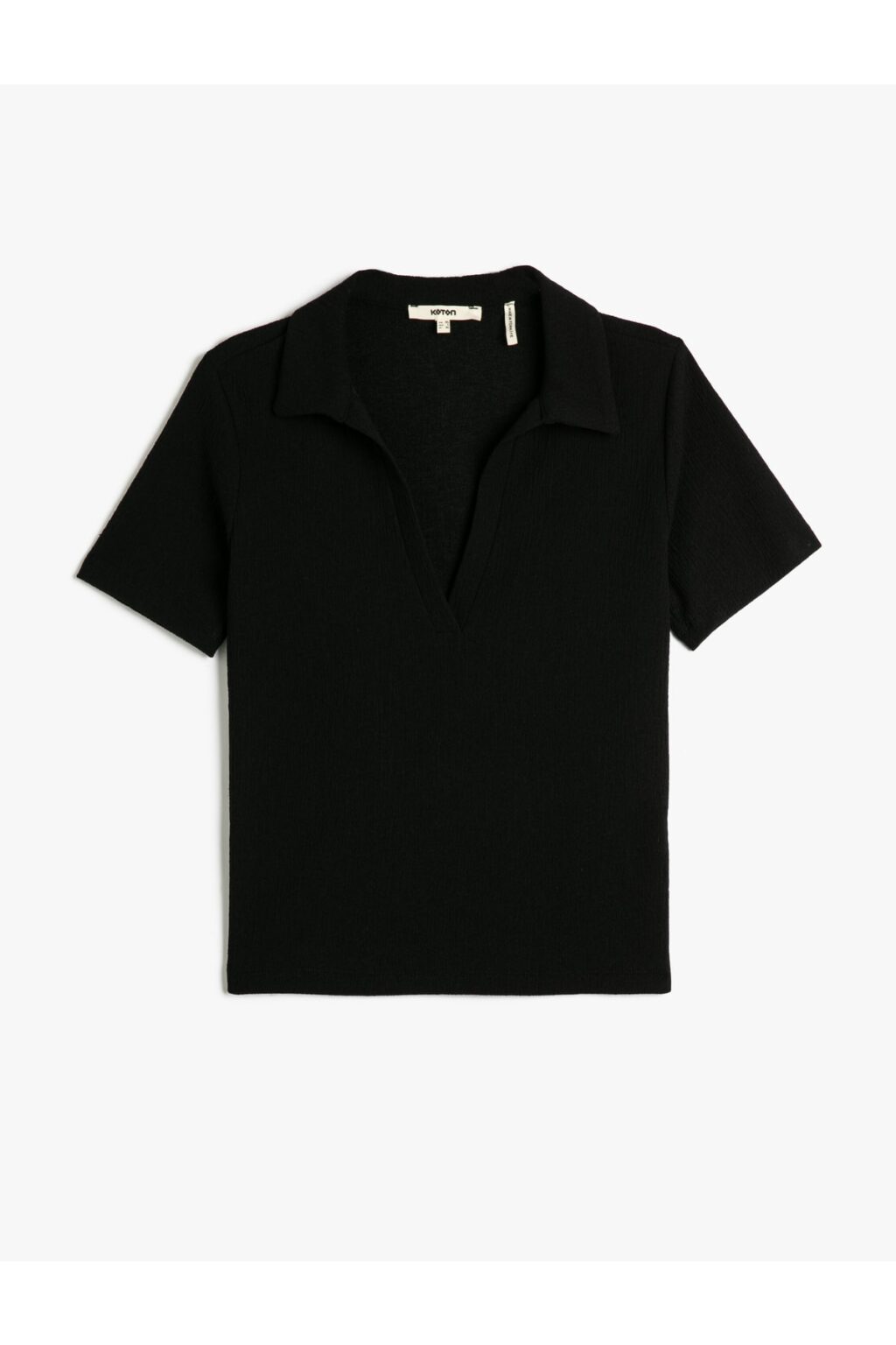 Koton Polo Neck T-Shirt Short Sleeve