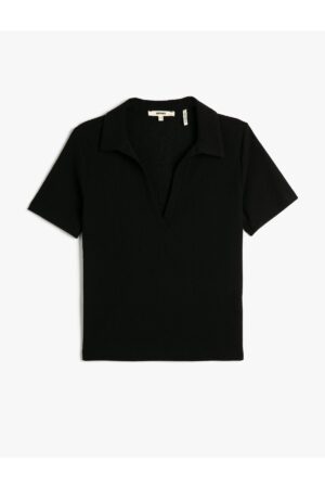 Koton Polo Neck T-Shirt Short Sleeve