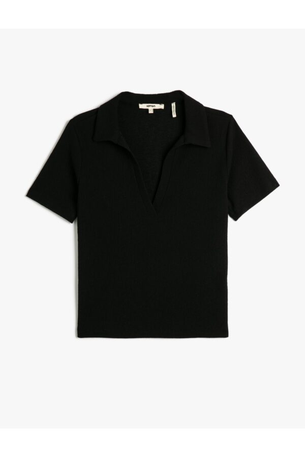 Koton Polo Neck T-Shirt Short Sleeve