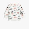Koton Printed Crew Neck Sweatshirt