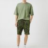 Koton Printed Pocket Shorts Laced Waist