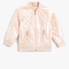 Koton Quilted Bomber Jacket Crew Neck