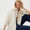 Koton Relax Fit Shirt Pocket Long Sleeve
