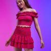 Koton Ruffle Mini Skirt With Gippes