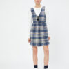 Koton Salopet Mini Dress Comfortable Cut Front Tie Soft Textured