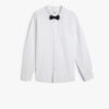 Koton School Shirt With Bow Tie Detailed Long Sleeve Cotton Classic Collar