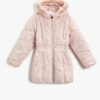 Koton Shimmer Long Down Jacket with Plush Lined.