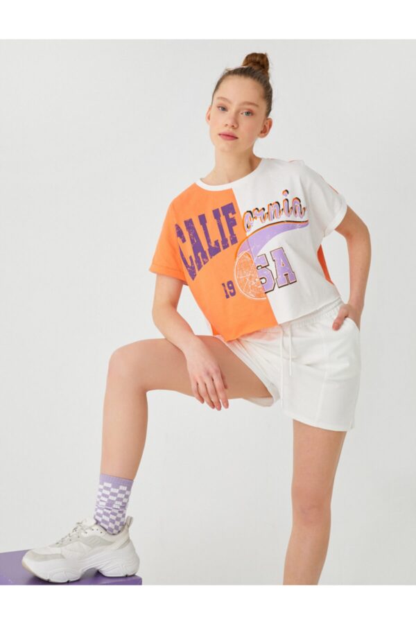 Koton Short Sleeve Printed T-Shirt