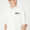 Koton Short Sleeve Sweatshirt Hooded Slogan Printed