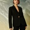 Koton Side Window Detailed Blazer Jacket
