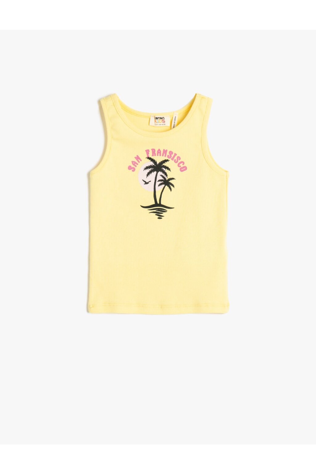 Koton Singlets Sleeveless Printed Cotton with Ribbons