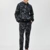 Koton Skull Printed Sweatpants with Lace Waist Pocket